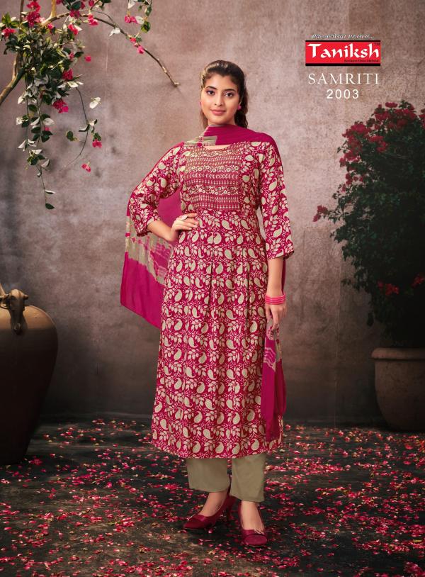 Taniksh Samriti Vol 2 Kurti Bottom With Dupatta Collection